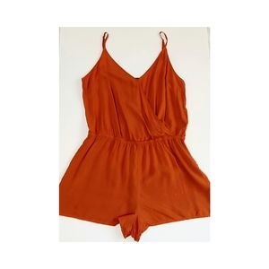 Forever 21 Solid Cami Romper